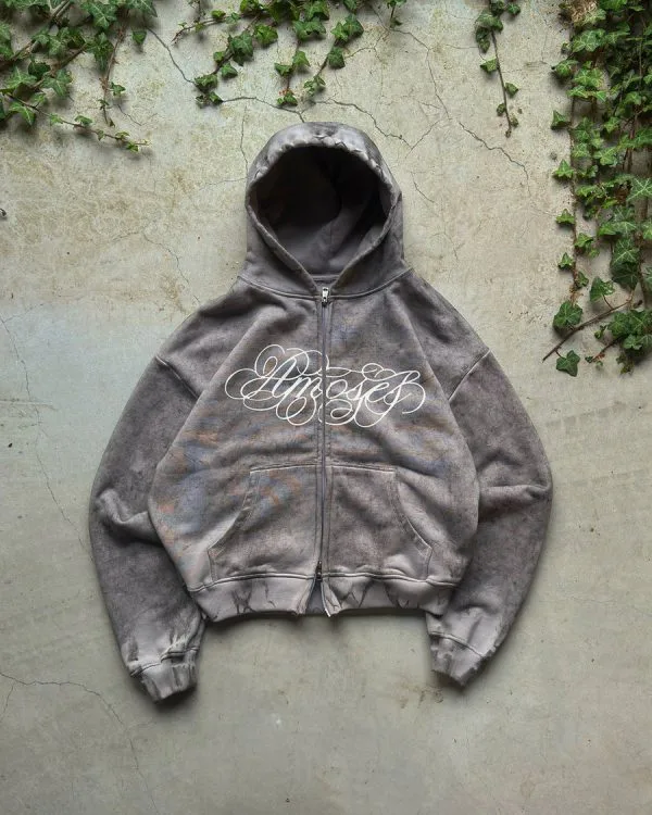Ashes zip hoodie - Crewneck District