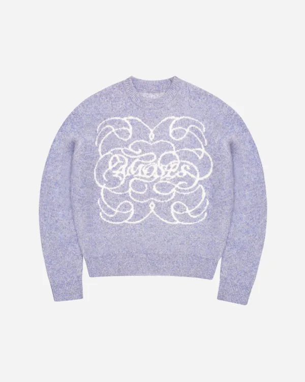 Azure fluffy knit - Crewneck District