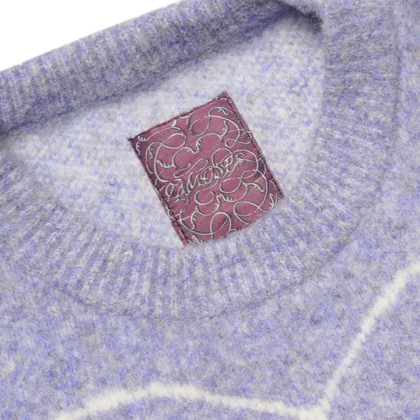 Azure fluffy knit - Crewneck District