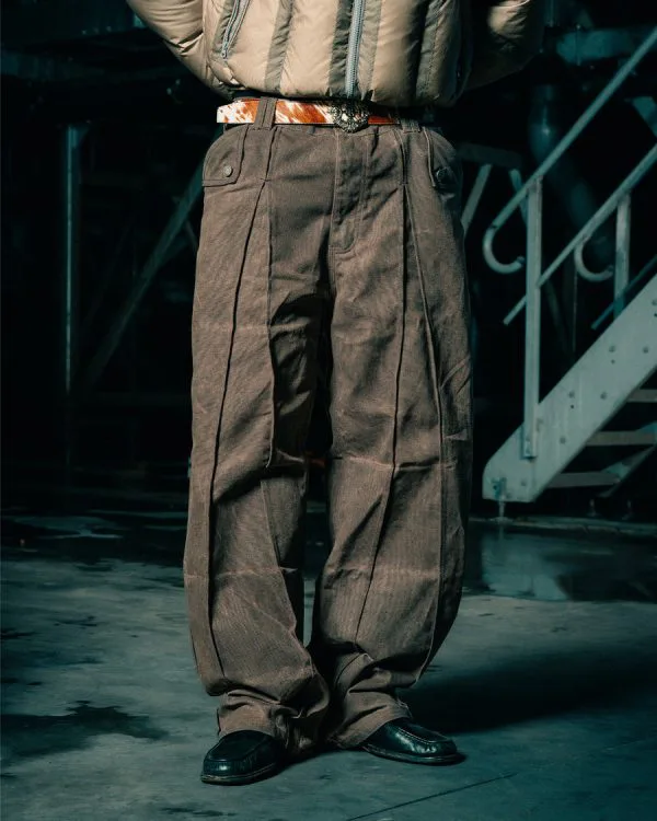 Basalt waxed pant - Crewneck District