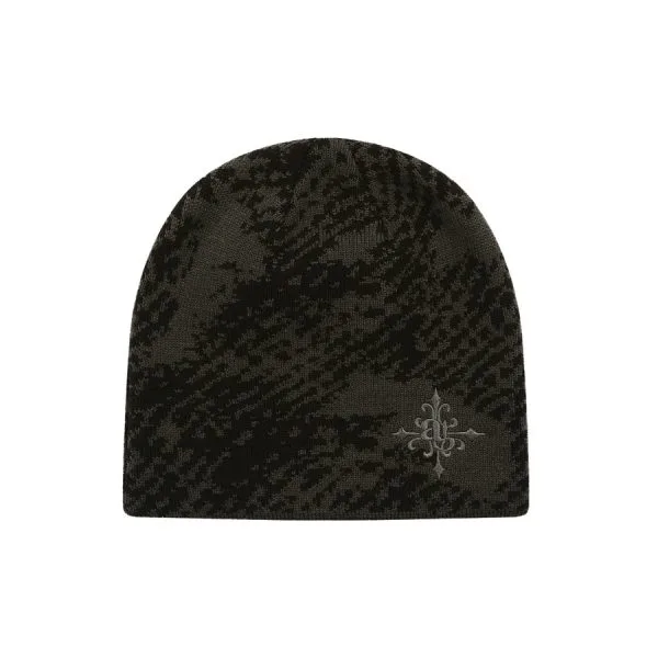 Black python beanie - Crewneck District
