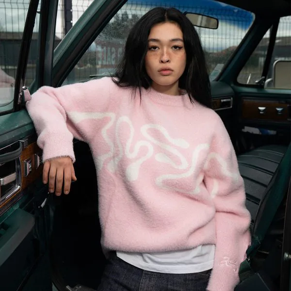 Eureka fluff knit - Crewneck District