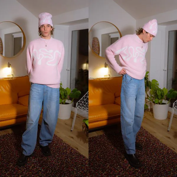 Eureka fluff knit - Crewneck District