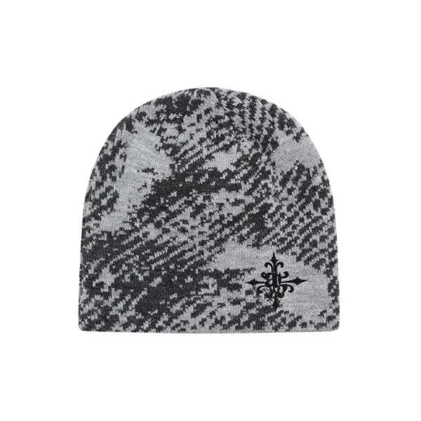 Grey python beanie - Crewneck District