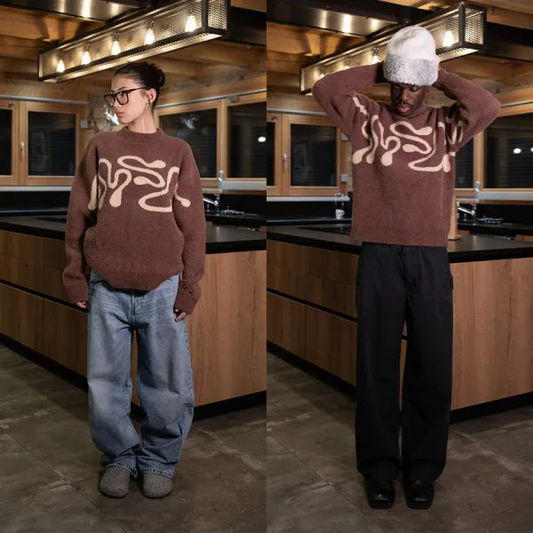 Kodiak fluff knit - Crewneck District