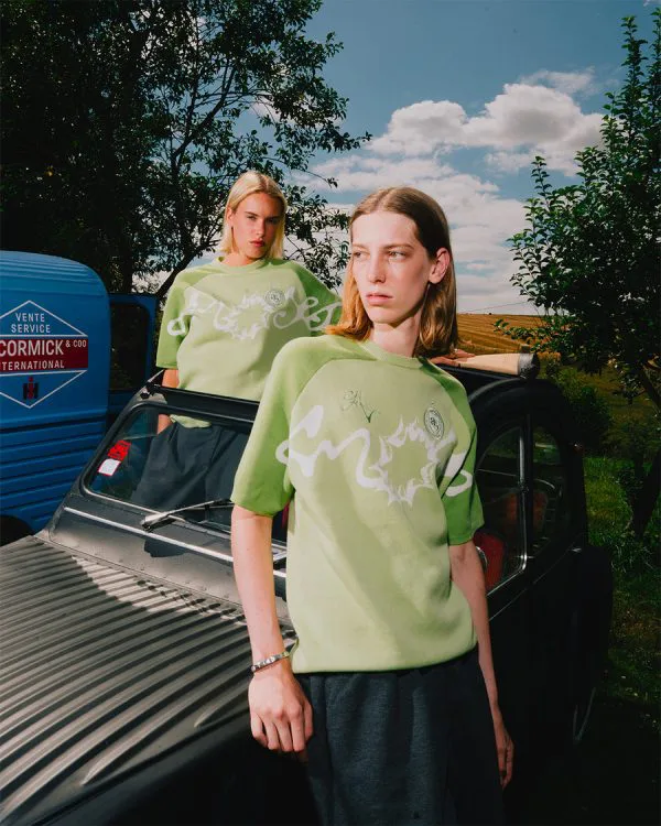 Matcha knitted jersey - Crewneck District