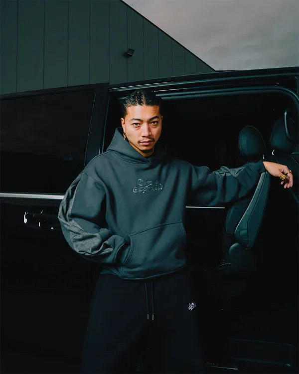 Pleated hoodie - Crewneck District